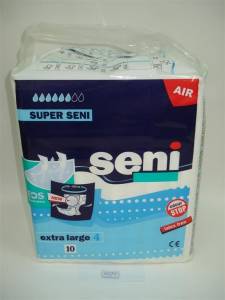 Подгузники супер сени air для взрослых (4) XL 10шт