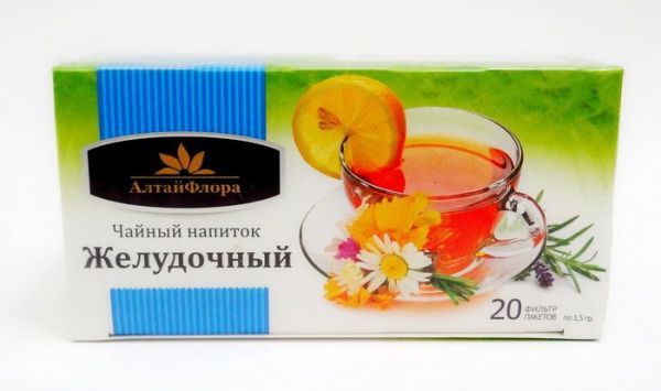 Бады Алтайфлора напиток чайный желудочный 20 фильтрпакетов фотография