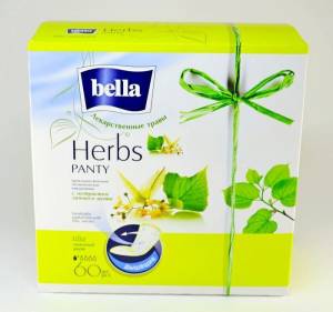Прокладки белла panty herbs tilia липовый цвет 50шт+10шт в подарок