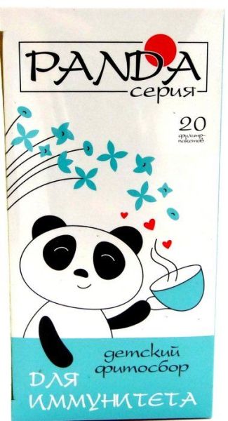 Панда травяной фитосбор Для Иммунитета Фарм-продукт 20 пакетиков фотография