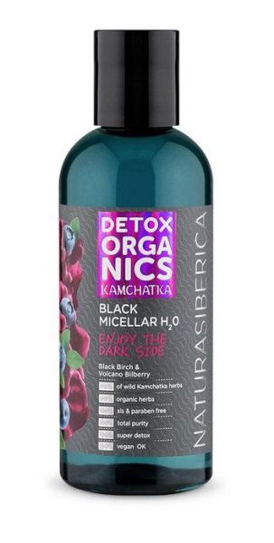 Натура Камчатка Detox черная мицеллярная вода для лица 170мл фотография