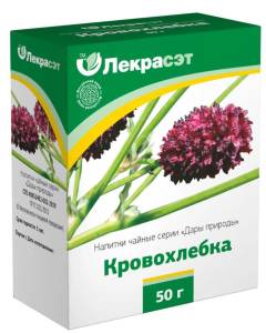 Кровохлебка, корневища и корни, 50 г (Лекра-сэт)