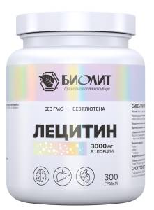 Лецитин гранулированный Биолит 300гр